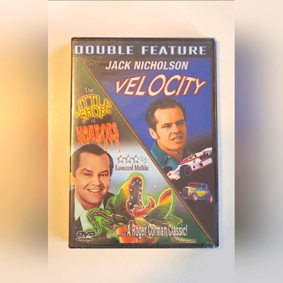 THE LITTLE SHOP Of HORRORS & VELOCITY DVD JACK NICHOLSON DOUBLE NEW Sealed 📀 - Picture 1 of 2
